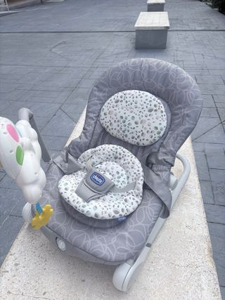Hamaca bebé Chicco gris