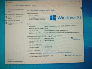 Ordenador Sobremesa Negro Windows 10 Home