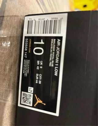 Zapatillas Jordan Air 1 Low Azul Verde autenticas
