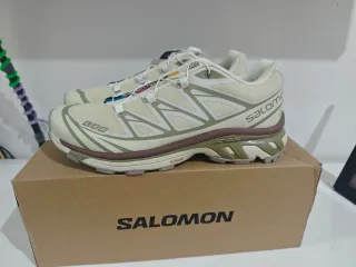 Salomon XT-6 S-Lab Beige/Verde Talla 43.5