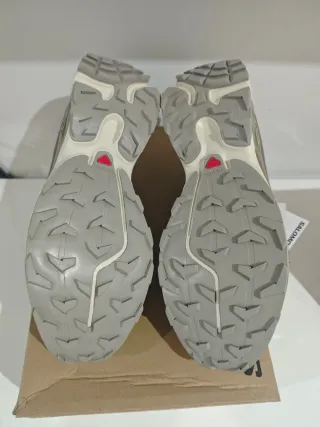 Salomon XT-6 S-Lab Beige/Verde Talla 43.5