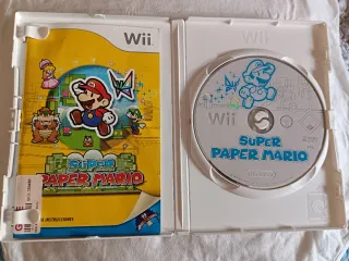 Super Paper Mario para Nintendo Wii.