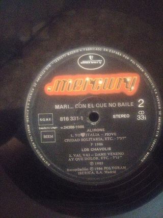 Vinilo Mari.. Con El Que No Baila