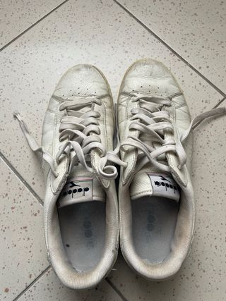 Diadora Game Low Waxed Sneakers Bianche