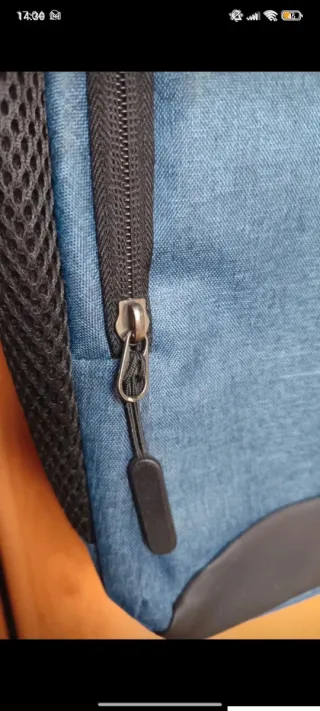 Mochila azul 30x40x12 cm