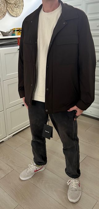 Abrigo Massimo Dutti Marrón Nuevo