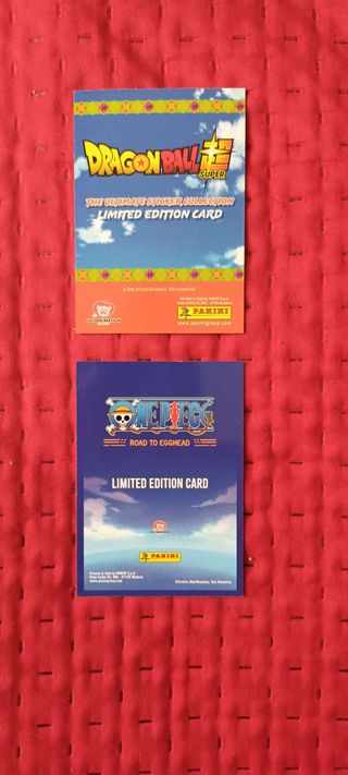 Carte One Piece Usopp e Dragon Ball Super