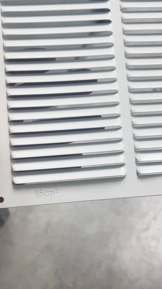 Rejillas de ventilación metálicas  4 unidades