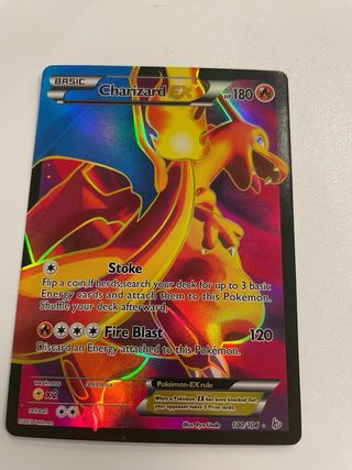 Carta Pokémon Charizard EX 100/106