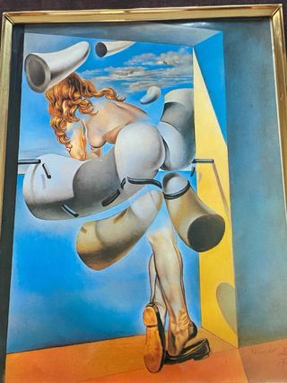 Reproducción “Joven virgen autosodomizada” Dalí