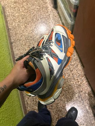 Balenciaga Track T.39 Naranja,Balnco y Azul