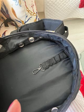 Mochila transportín mascotas rosa