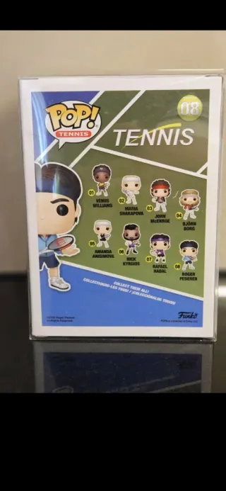 Funko Pop Roger Federer autografato con pre COA