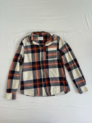 Camisa cuadros hombre Primark Talla M 100% Algodón