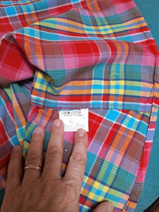 Camicia donna MCS a quadri manica corta