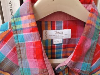 Camicia donna MCS a quadri manica corta