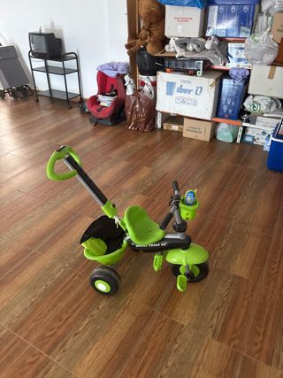 Triciclo Infantil Verde y Negro