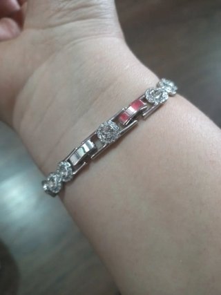 Pulsera Swarovski Angelic Plateada