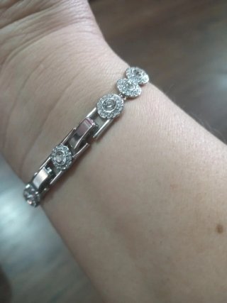 Pulsera Swarovski Angelic Plateada