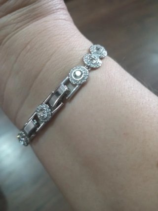 Pulsera Swarovski Angelic Plateada