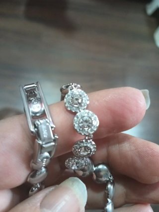 Pulsera Swarovski Angelic Plateada