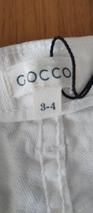 Pantalón corto blanco 3-4 años, Gocco