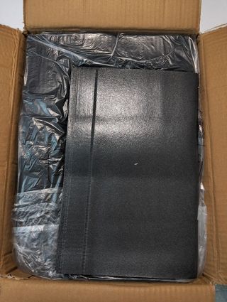 Armario Tela 45x170x167cm 4 Barras Negro SONGMICS RYG094B02