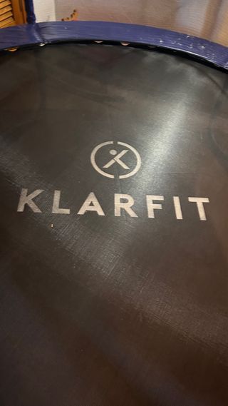 Cama elástica con red de seguridad