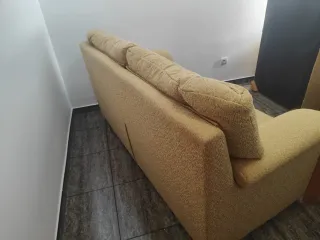 Sofá de 3 plazas beige 185 cm Como nuevo