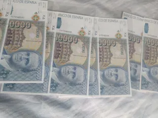 10000 Pesetas 1992 Billetes Correlativos