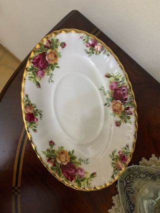 Bandeja Porcelana Royal Albert Old Country Roses
