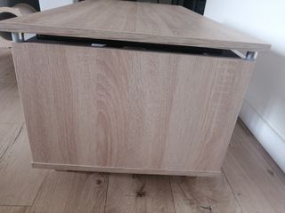 Mesa de centro elevable madera