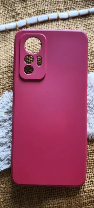 Custodia per telefono Xiaomi Mi 12 Lite, colore Bordeaux