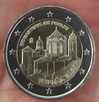 Moneda 2€ España Poblet 2026 S/C