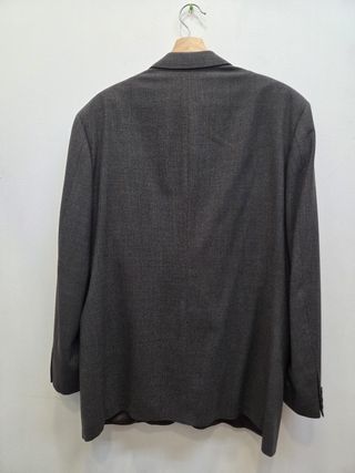 Traje Burberry talla XL gris lana peinada