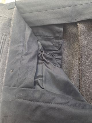 Traje Burberry talla XL gris lana peinada