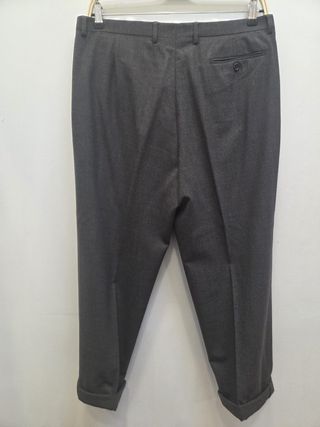 Traje Burberry talla XL gris lana peinada