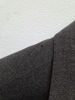 Traje Burberry talla XL gris lana peinada