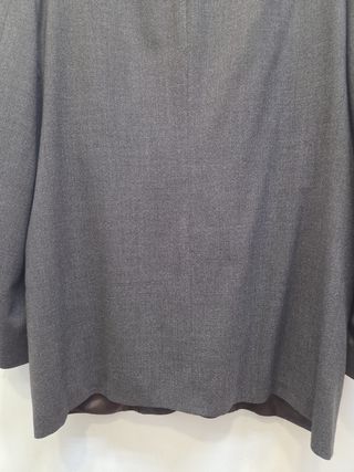 Traje Burberry talla XL gris lana peinada
