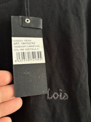 Camiseta Lois manga larga hombre