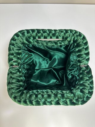 Pochette Clutch in velluto verde gucci