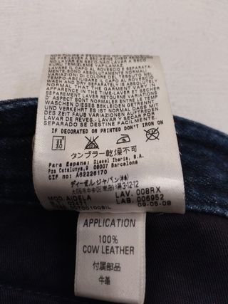 Falda vaquera Diesel azul