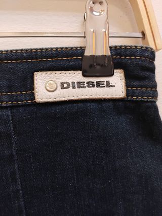Falda vaquera Diesel azul