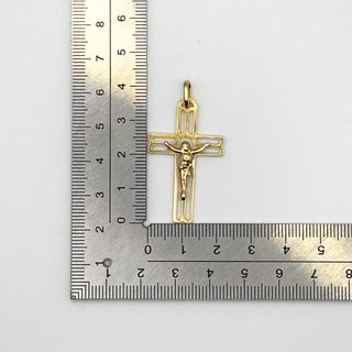 Colgante Oro 18K, Crucifijo, 2.55gr