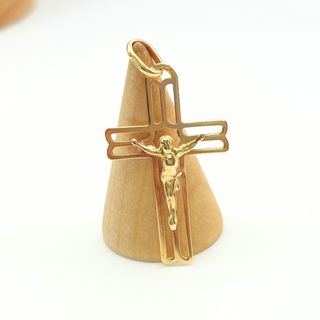 Colgante Oro 18K, Crucifijo, 2.55gr