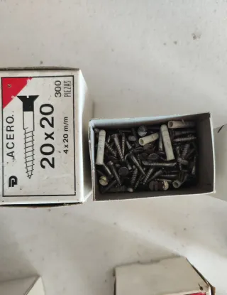 Lote Tornillos Acero Varios Tamaños