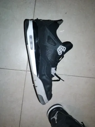 Jordan Retro 4 Black Canvas