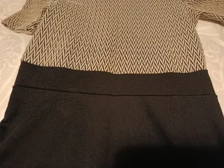 Vestido Stradivarius blanco y negro