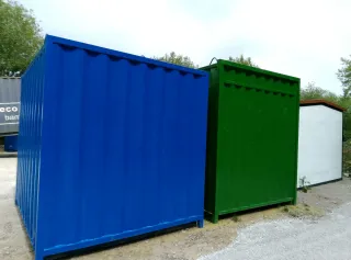 Almacén Container 3m x 2.50m Azul