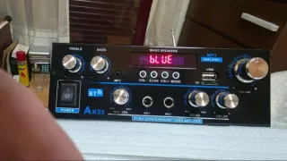 Amplificador Audio AK55 Bluetooth 900W = 50W+50W